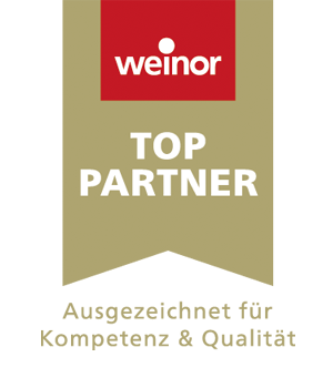 Auszeichnung weinor TOP PARTNER